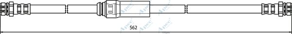 APEC BRAKING Тормозной шланг HOS3756